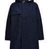 Uomo k-way | Cappotto Poirol Melange In Lana 2L