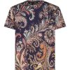 Uomo Etro | T-Shirt Con Stampa Paisley