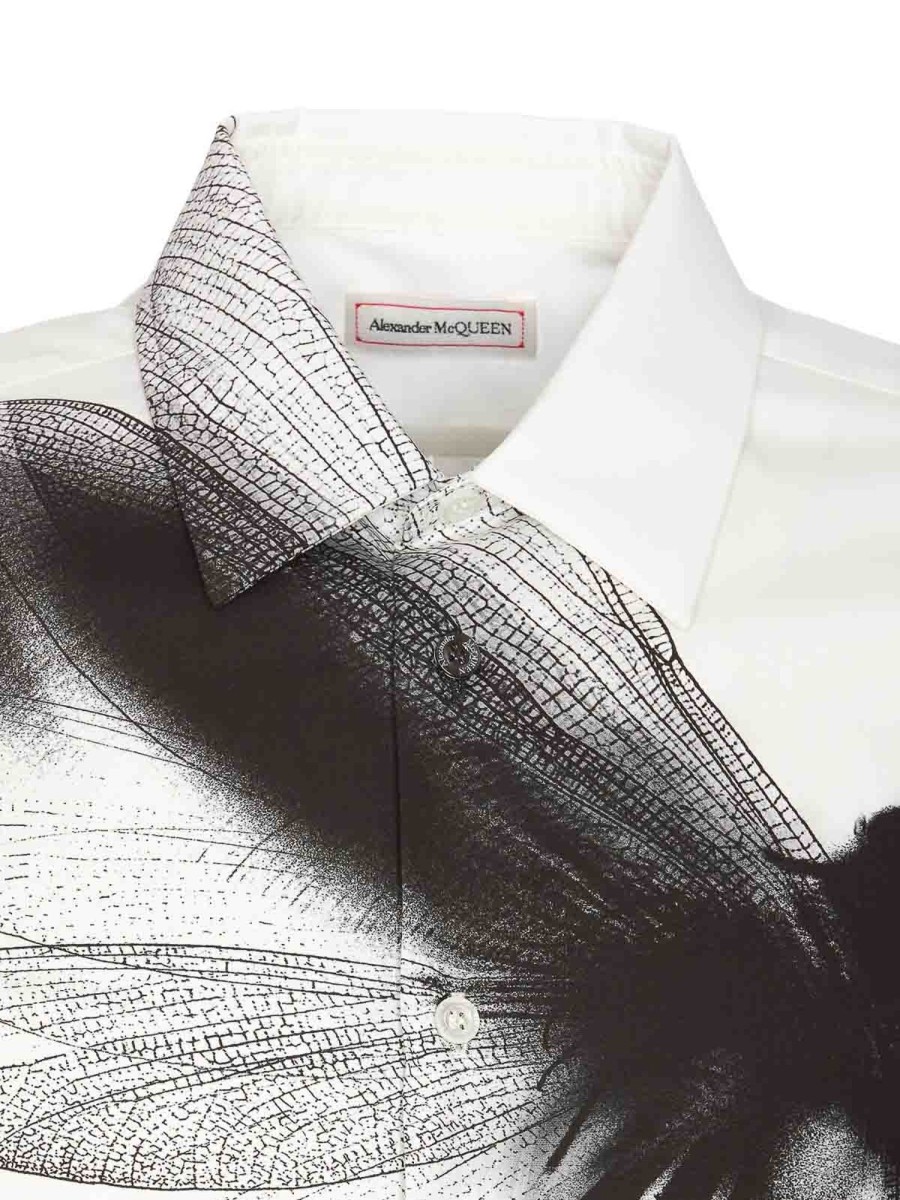 Uomo Alexander Mcqueen | Maglia Con Libellula