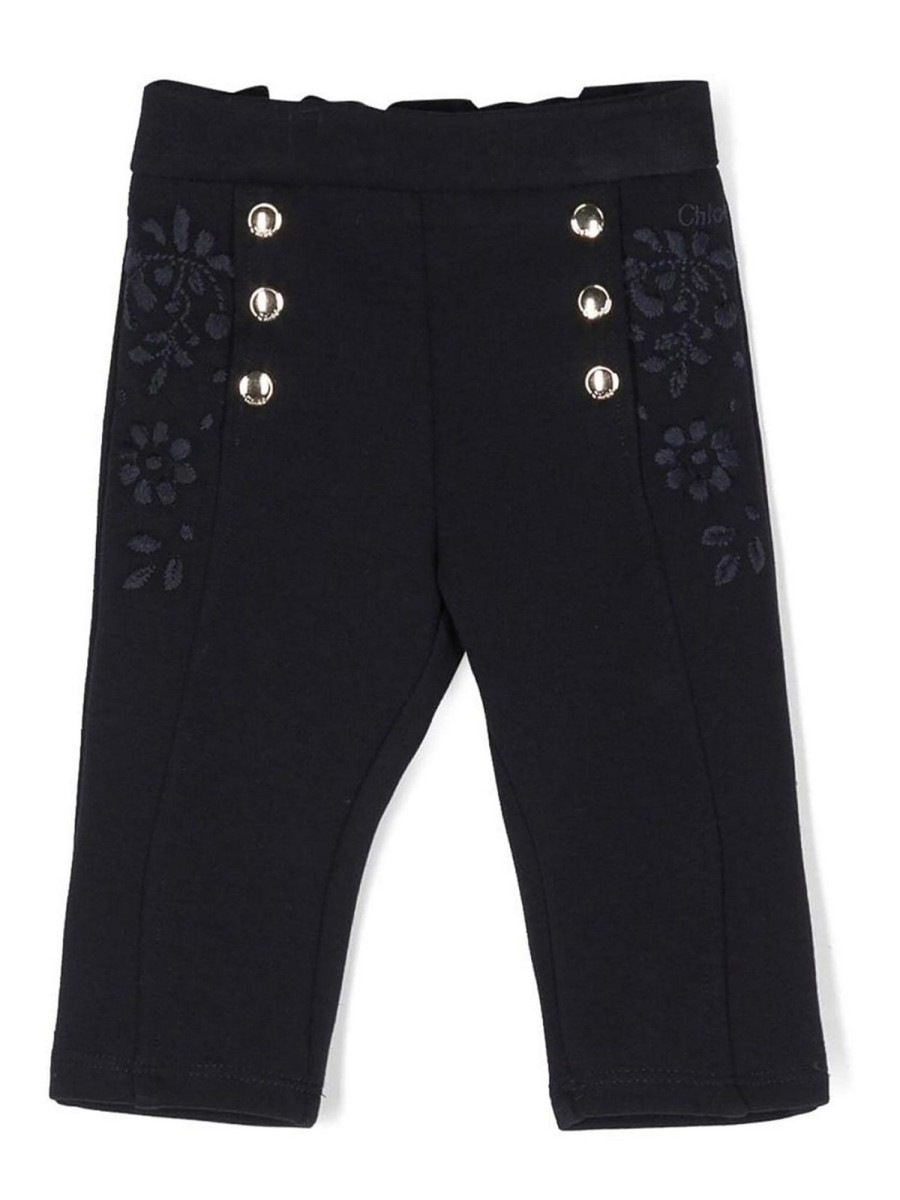 Bambino Chloe' | Pantaloni In Misto Cotone E Modal