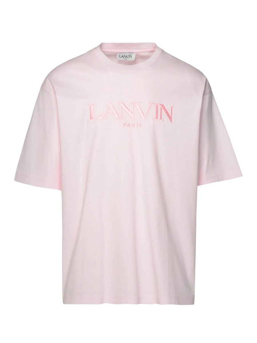 Uomo Lanvin | T-Shirt In Jersey Di Cotone