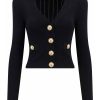 Danna Balmain | Cardigan In Viscosa Sostenibile A Coste