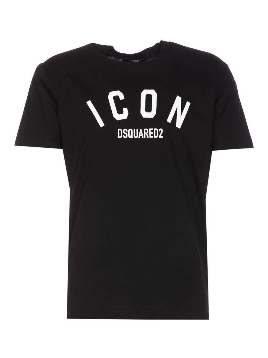 Uomo Dsquared2 | T-Shirt Con Logo Dellicona