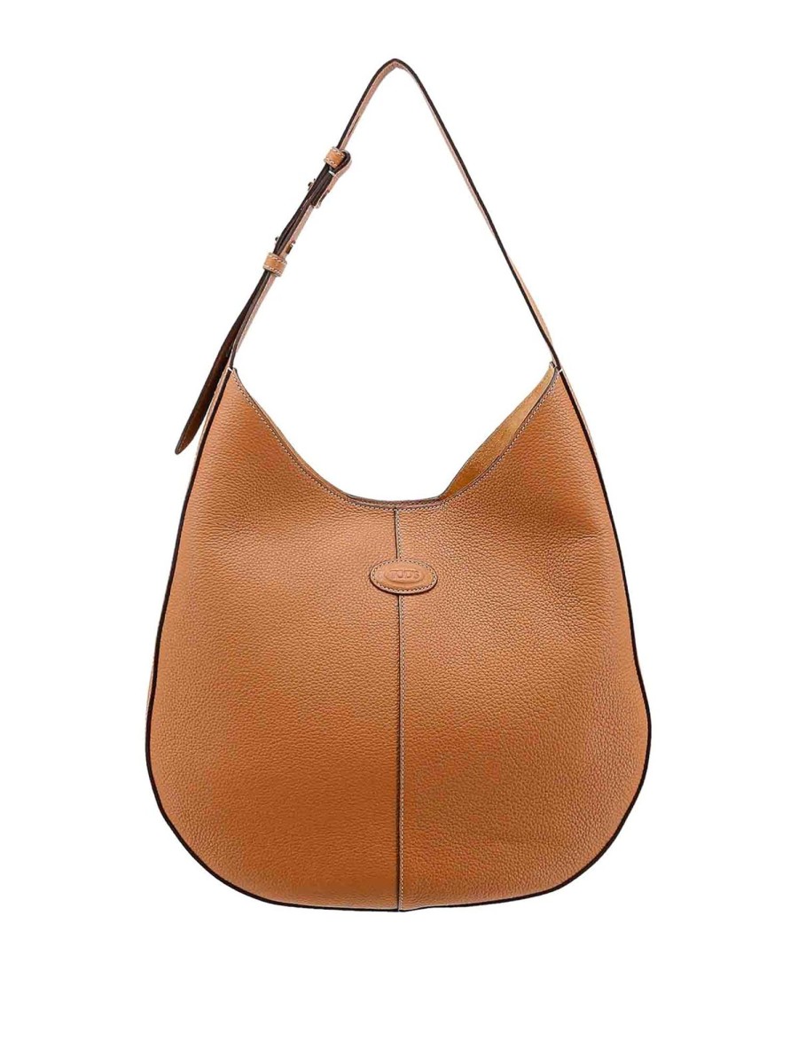 Danna Tod's | Borsa A Tracolla In Pelle Con Patch Logo