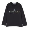 Bambino Stone Island | T-Shirt Con Stampa Logo