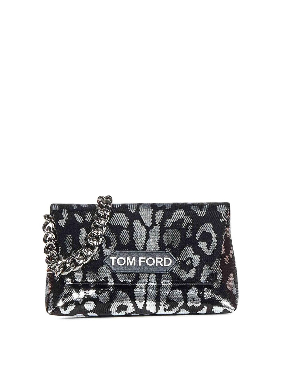 Danna Tom Ford | Borsa Leopardata Con Paillettes