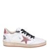 Danna Golden Goose | Sneakers Bianche Con Stella In Glitter