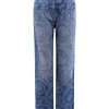 Danna Versace | Jeans Barocco Stampa Laser Medusa