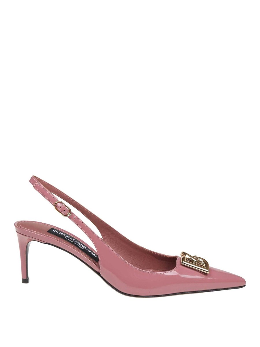 Danna Dolce & Gabbana | Slingback In Vernice Colore Rosa