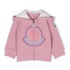 Bambino Moncler Jr | Felpa In Maglia Bicolore