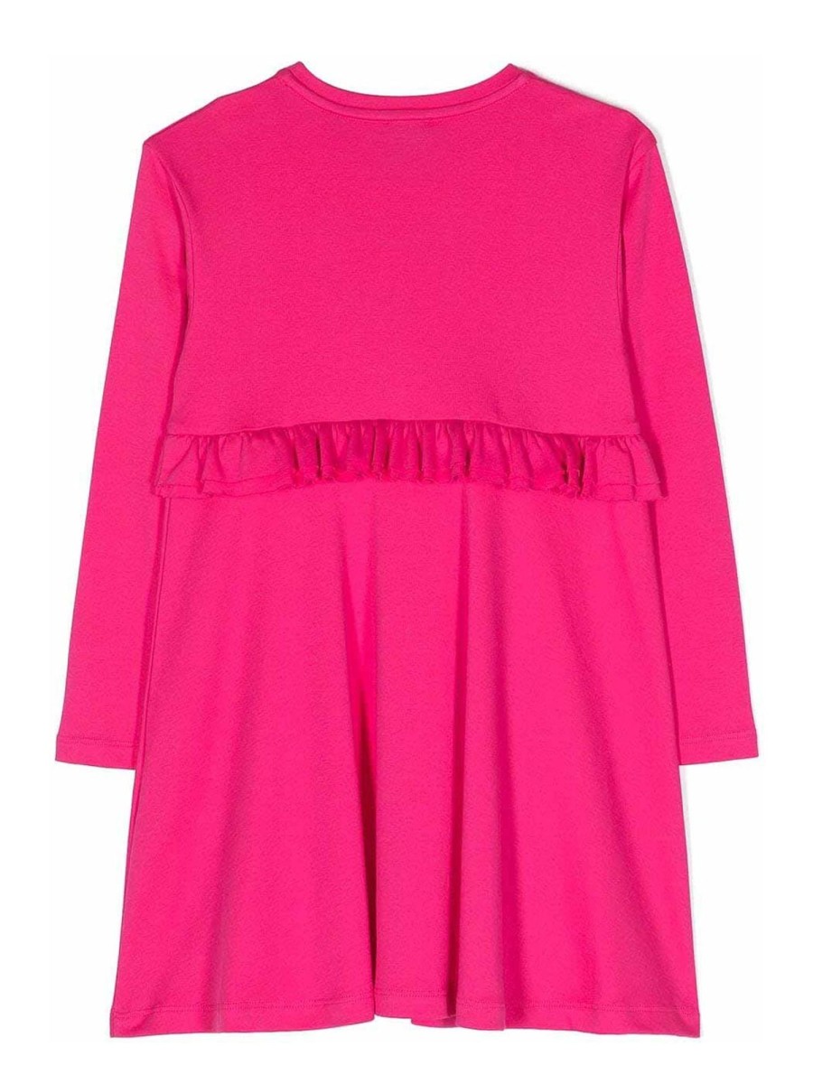 Bambino Givenchy | Abito Givenchy Per Bambina In Cotone Fucsia