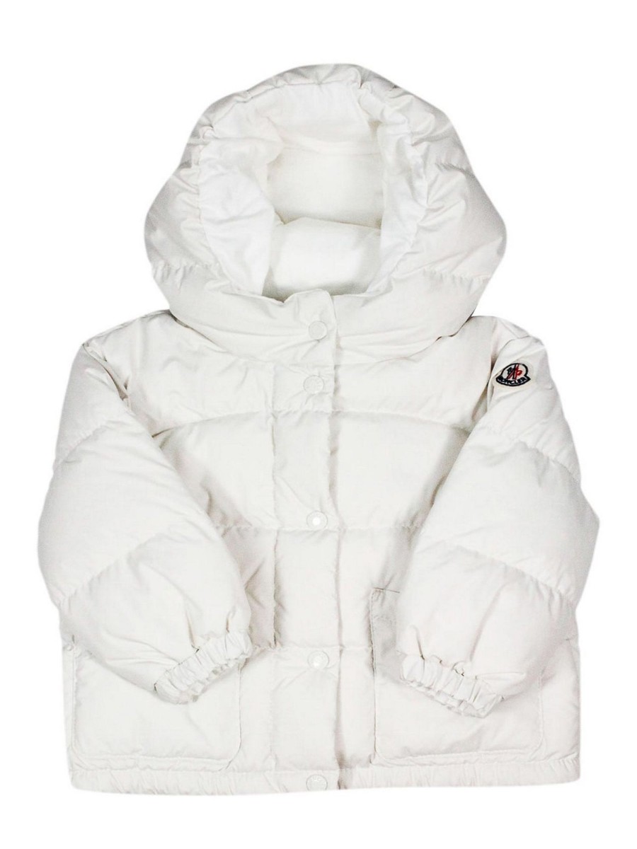 Bambino Moncler Jr | Giacca Imbottita Bianca