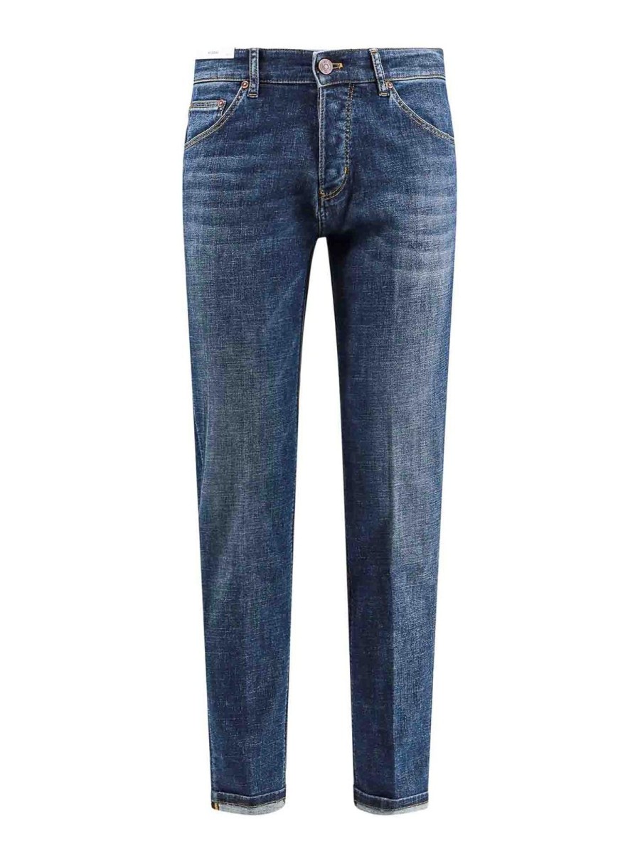 Uomo Pt Torino | Jeans In Cotone Elasticizzato