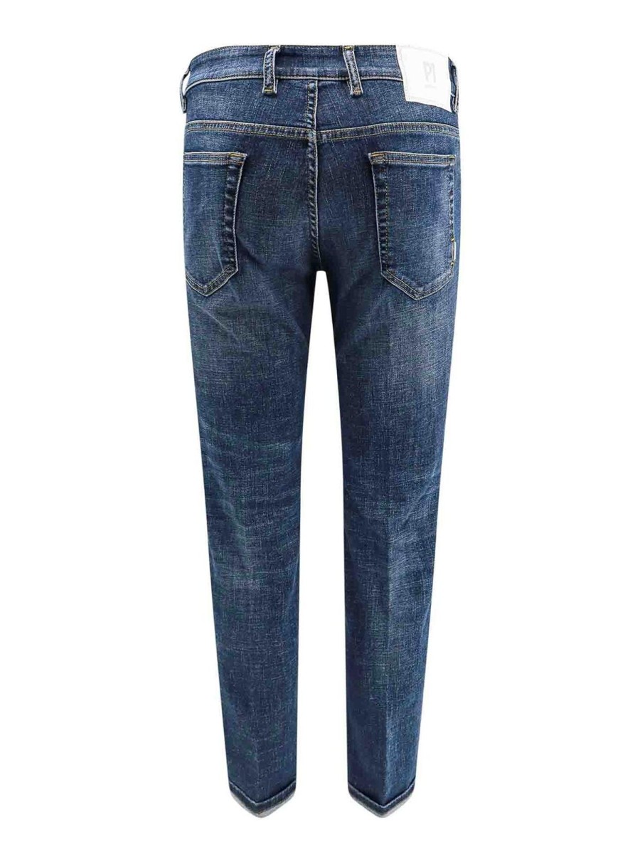 Uomo Pt Torino | Jeans In Cotone Elasticizzato