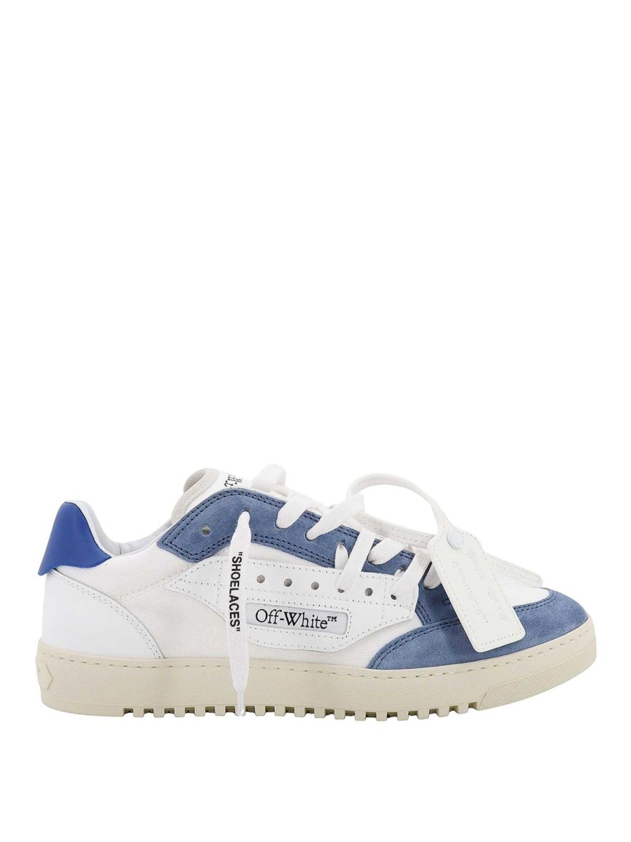 Uomo Off-White | Sneaker In Tela E Camoscio