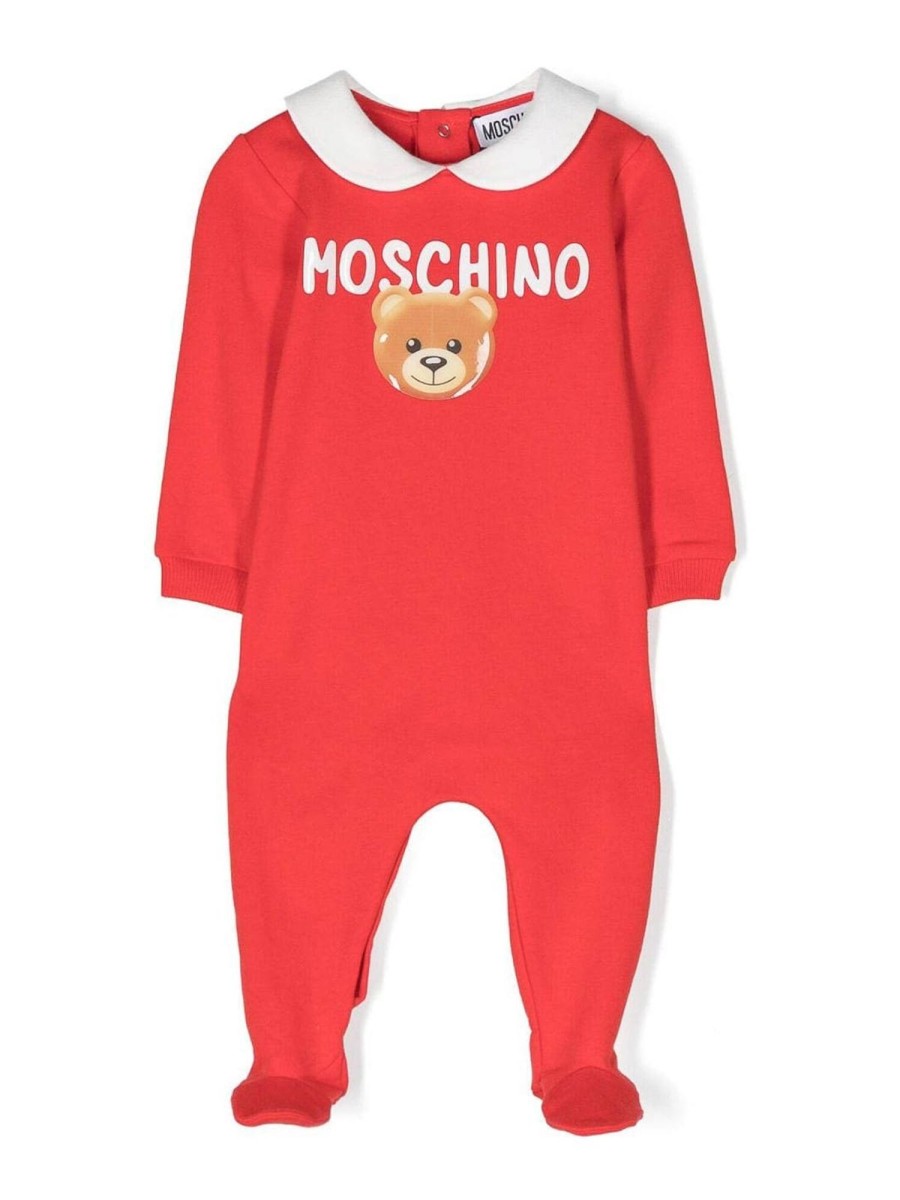 Bambino Moschino | Moschino Tutina In Felpa Per Neonato