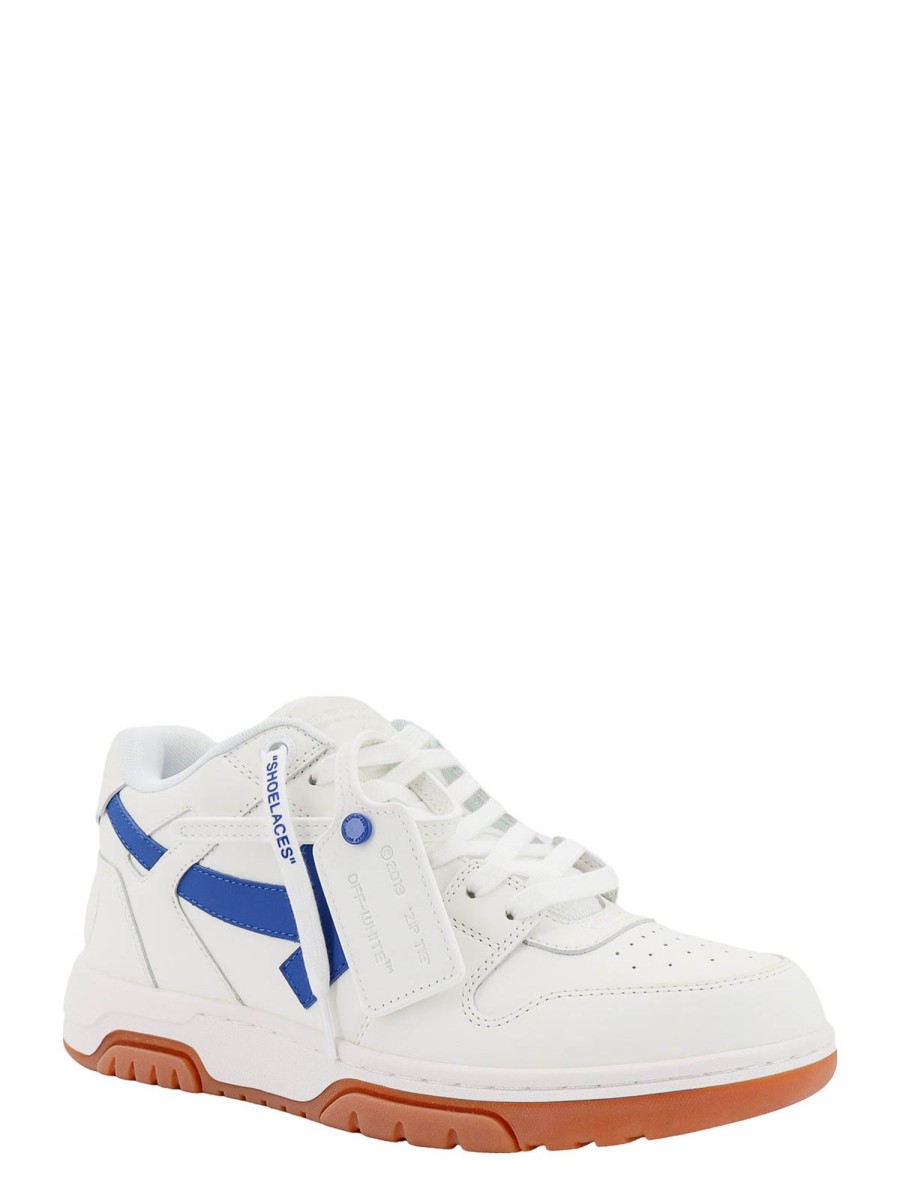 Uomo Off-White | Sneaker In Pelle Con Iconica Fascetta