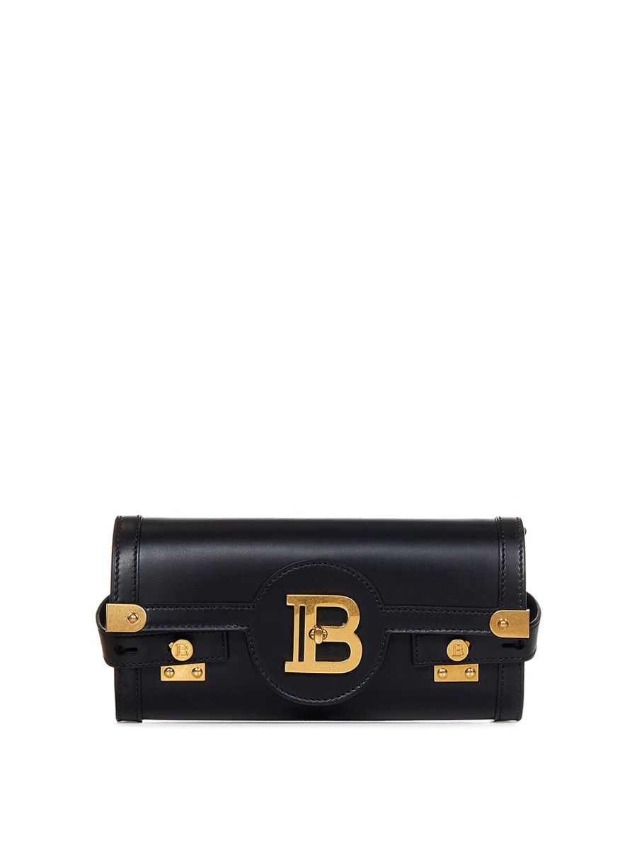 Danna Balmain | Pochette B-Buzz 23 In Pelle Di Vitello Nera