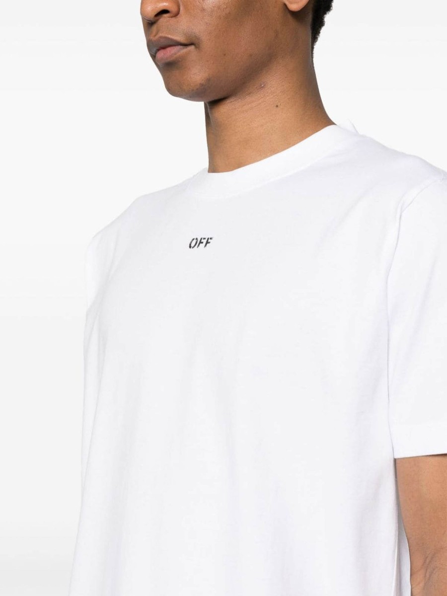 Uomo Off-White | T-Shirt Con Logo