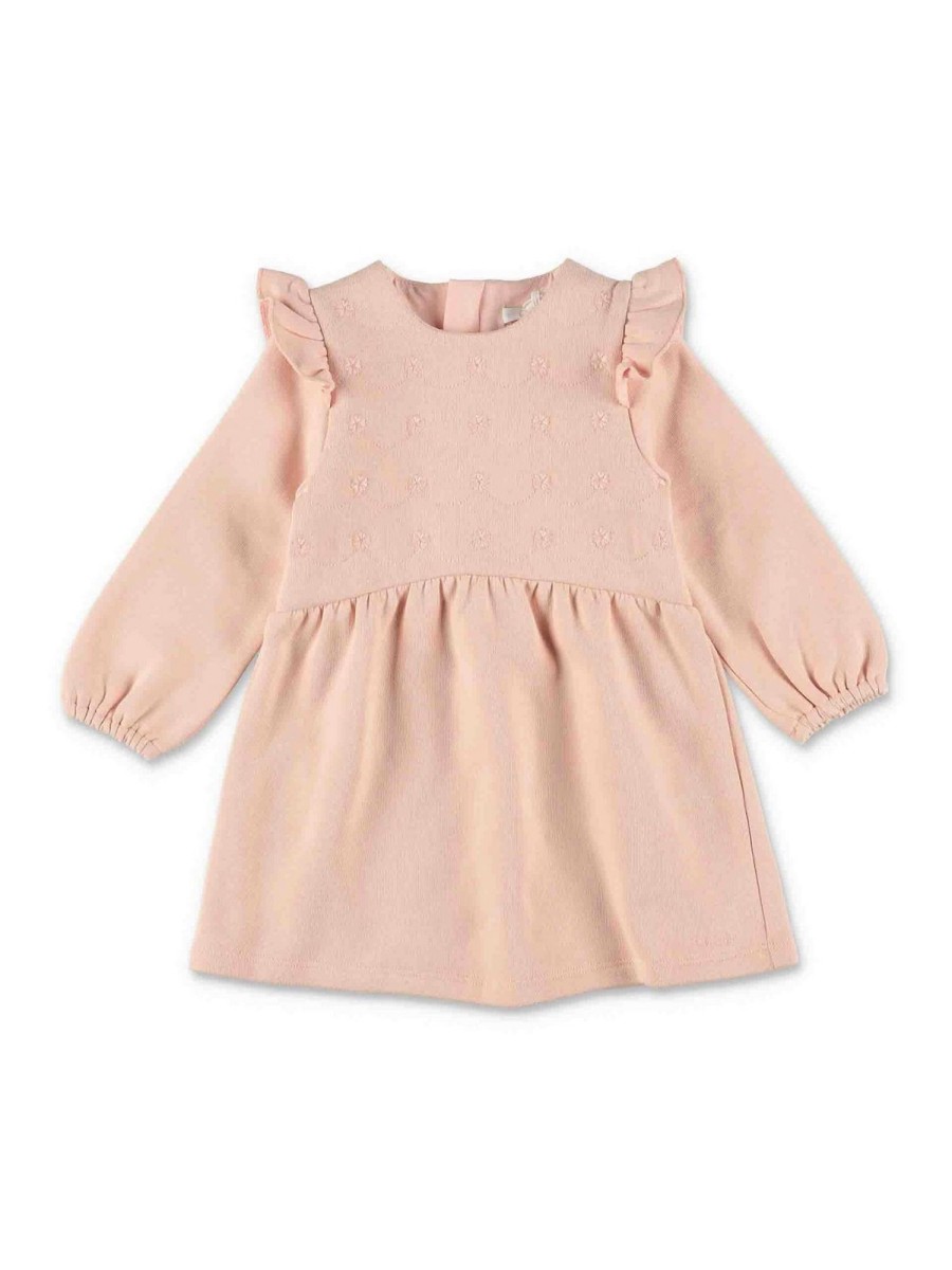 Bambino Chloe' | Felpa Chloe Per Neonata In Cotone Rosa