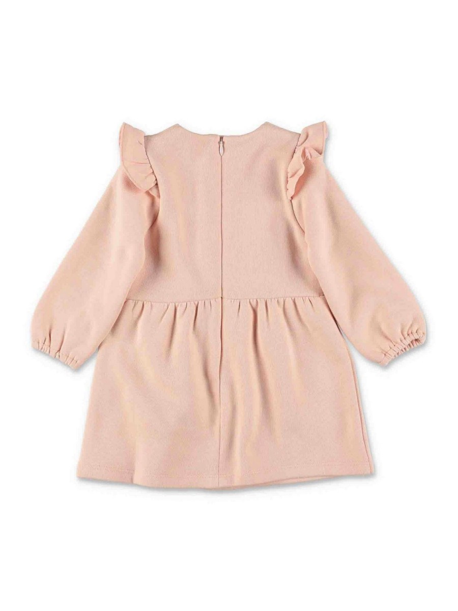 Bambino Chloe' | Felpa Chloe Per Neonata In Cotone Rosa