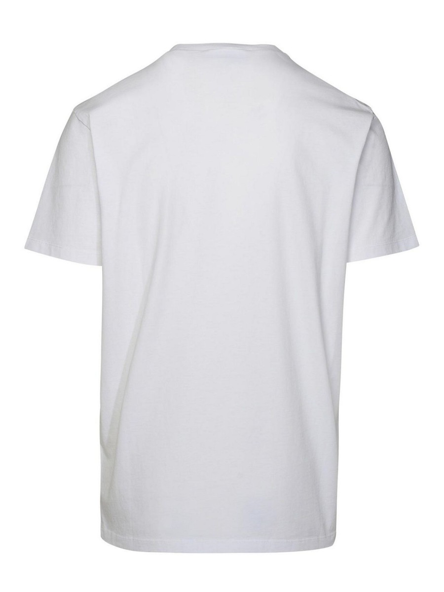 Uomo Dsquared2 | T-Shirt In Cotone Bianco