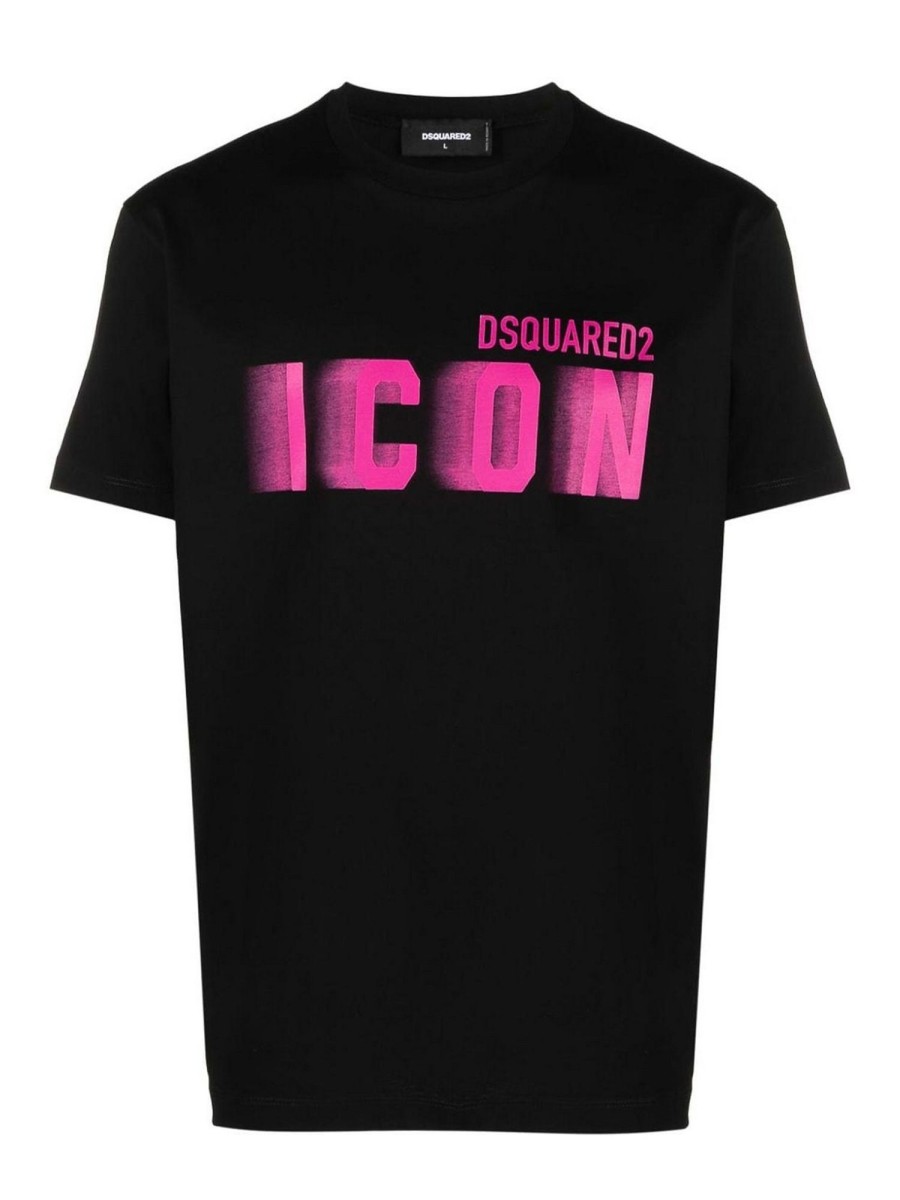 Uomo Dsquared2 | T-Shirt Con Logo