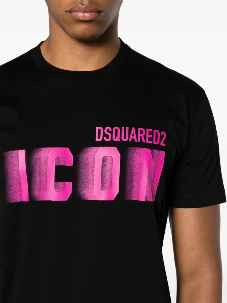 Uomo Dsquared2 | T-Shirt Con Logo