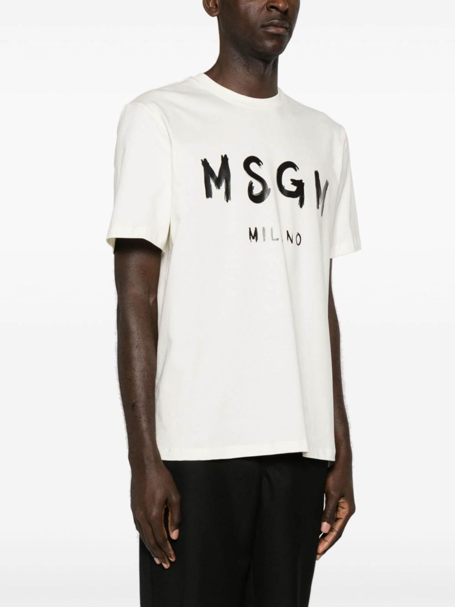 Uomo M.S.G.M. | T-Shirt Con Logo