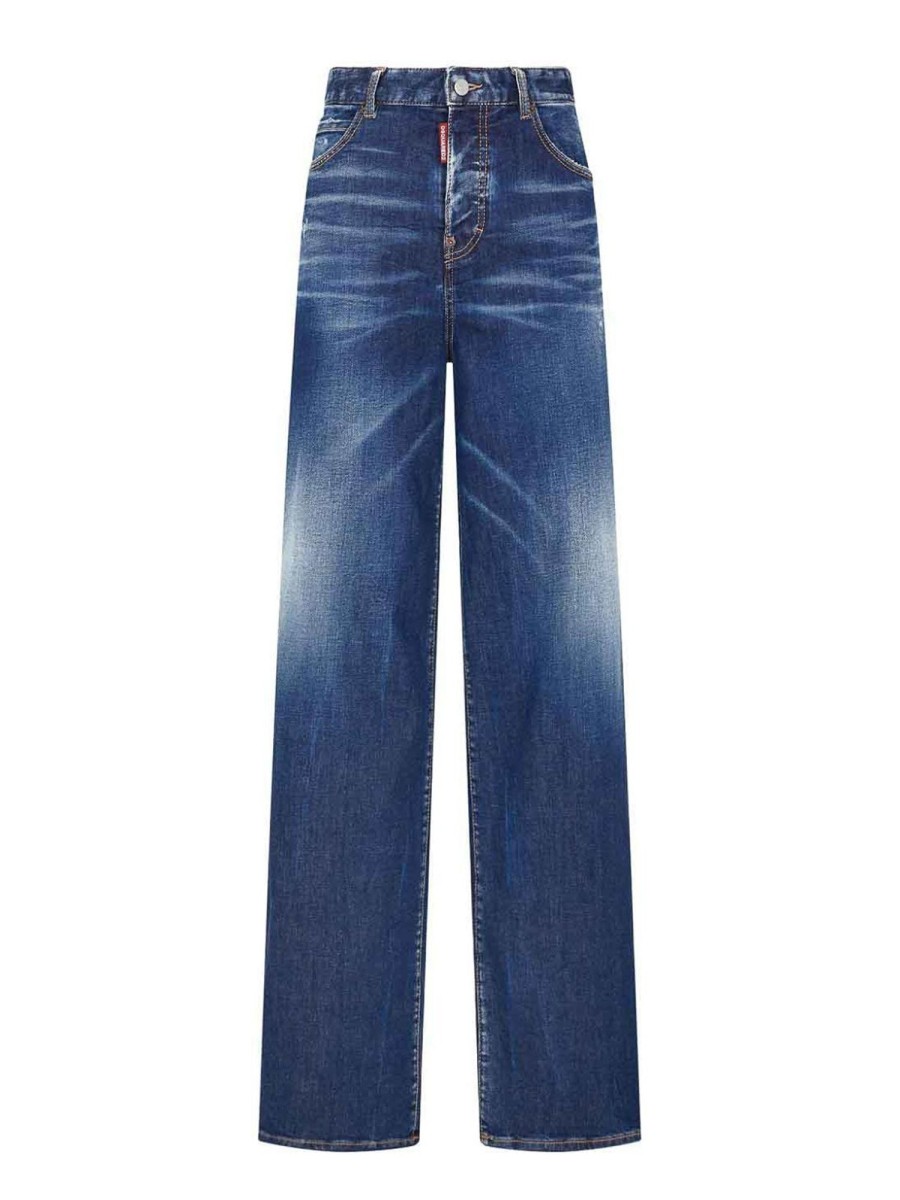 Danna Dsquared2 | Jeans In Denim Da Viaggiatore