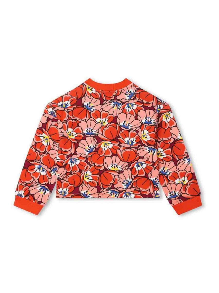 Bambino Kenzo | Felpa Kenzo Per Bambina In Cotone Stampato