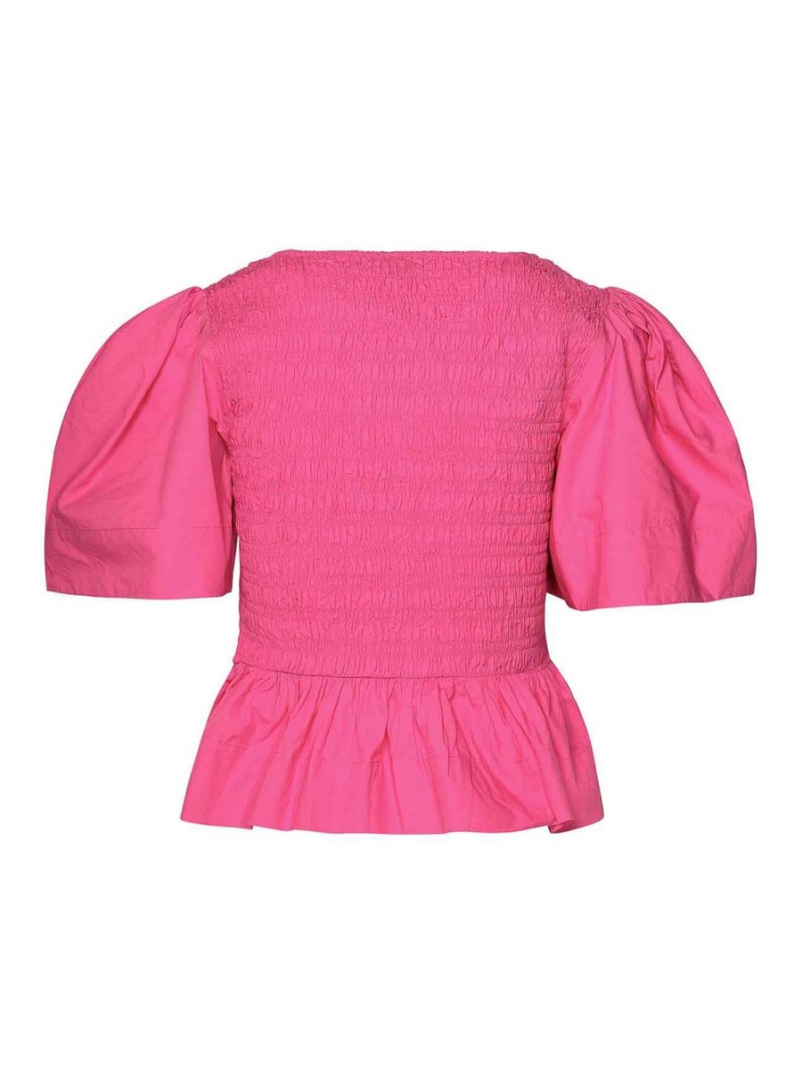 Bambino Ganni | Blusa In Rosa