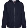 Bambino Moncler Jr | Giacca Impermeabile Da Bambino Blu Navy