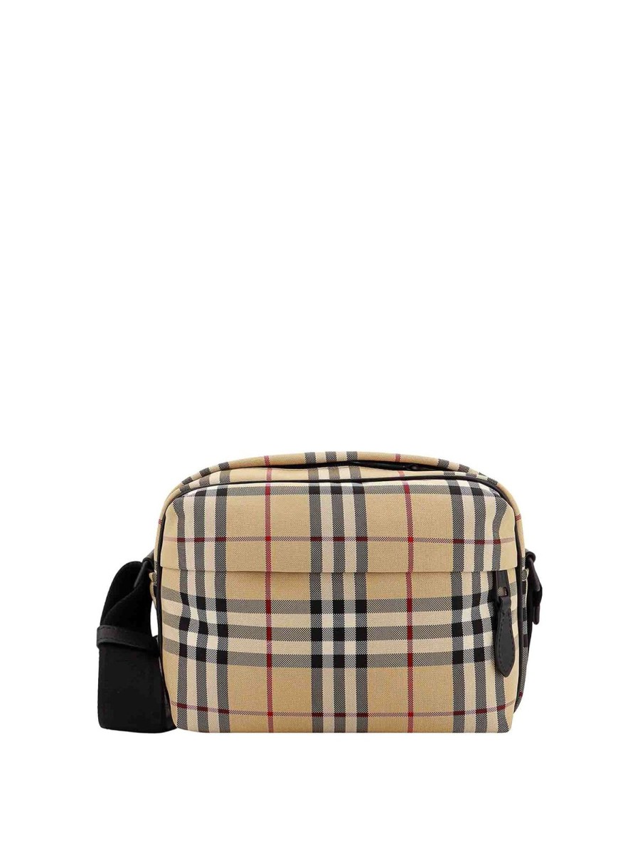 Uomo Burberry | Borsa A Tracolla In Nylon