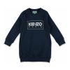 Bambino Kenzo | Felpa Kenzo Per Bambina In Cotone Blu Navy