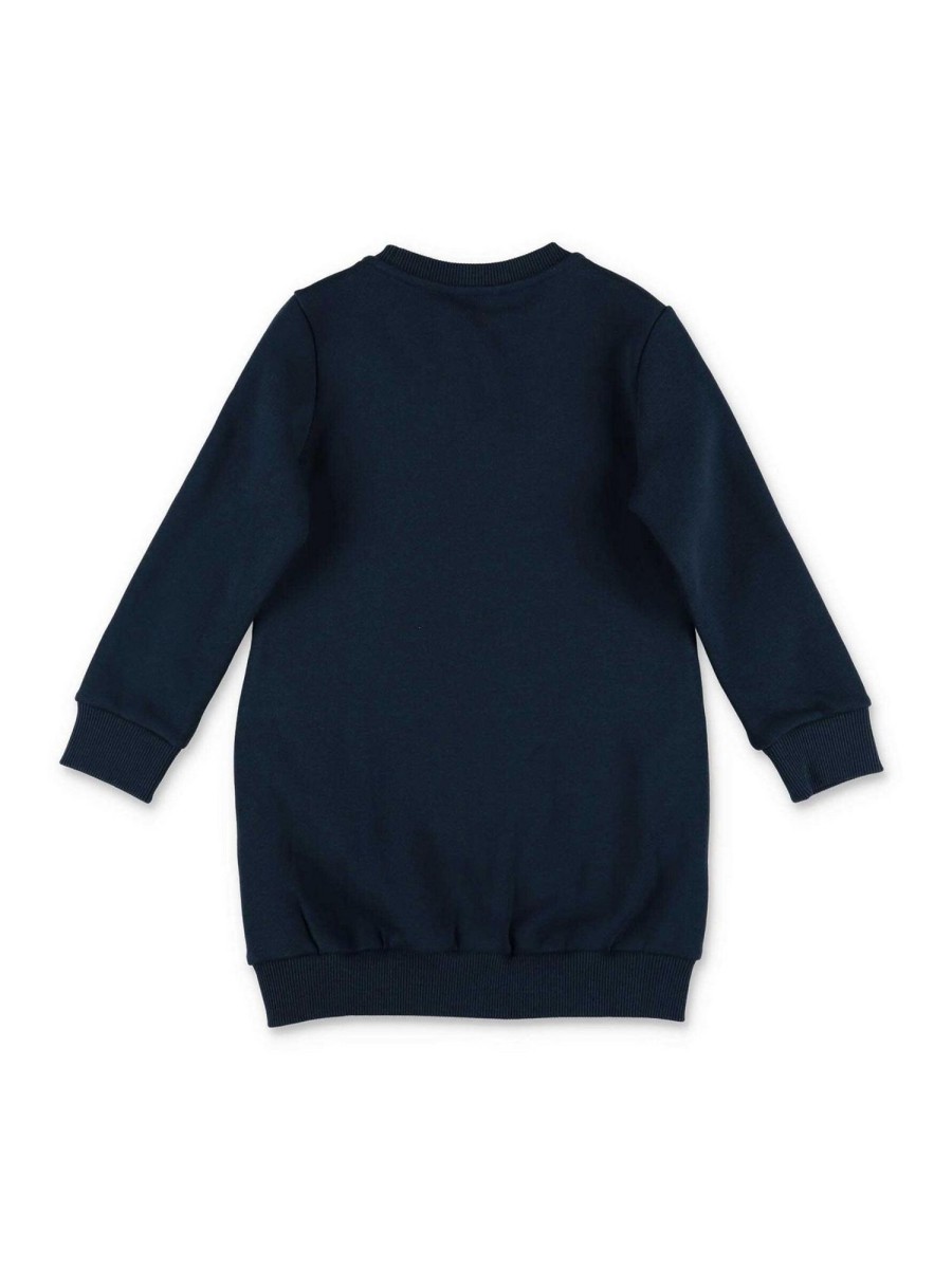 Bambino Kenzo | Felpa Kenzo Per Bambina In Cotone Blu Navy