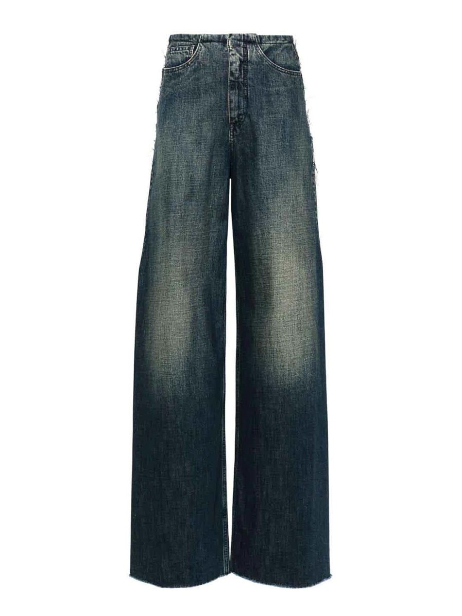 Danna MM6 Maison Margiela | Jeans In Denim A Gamba Larga