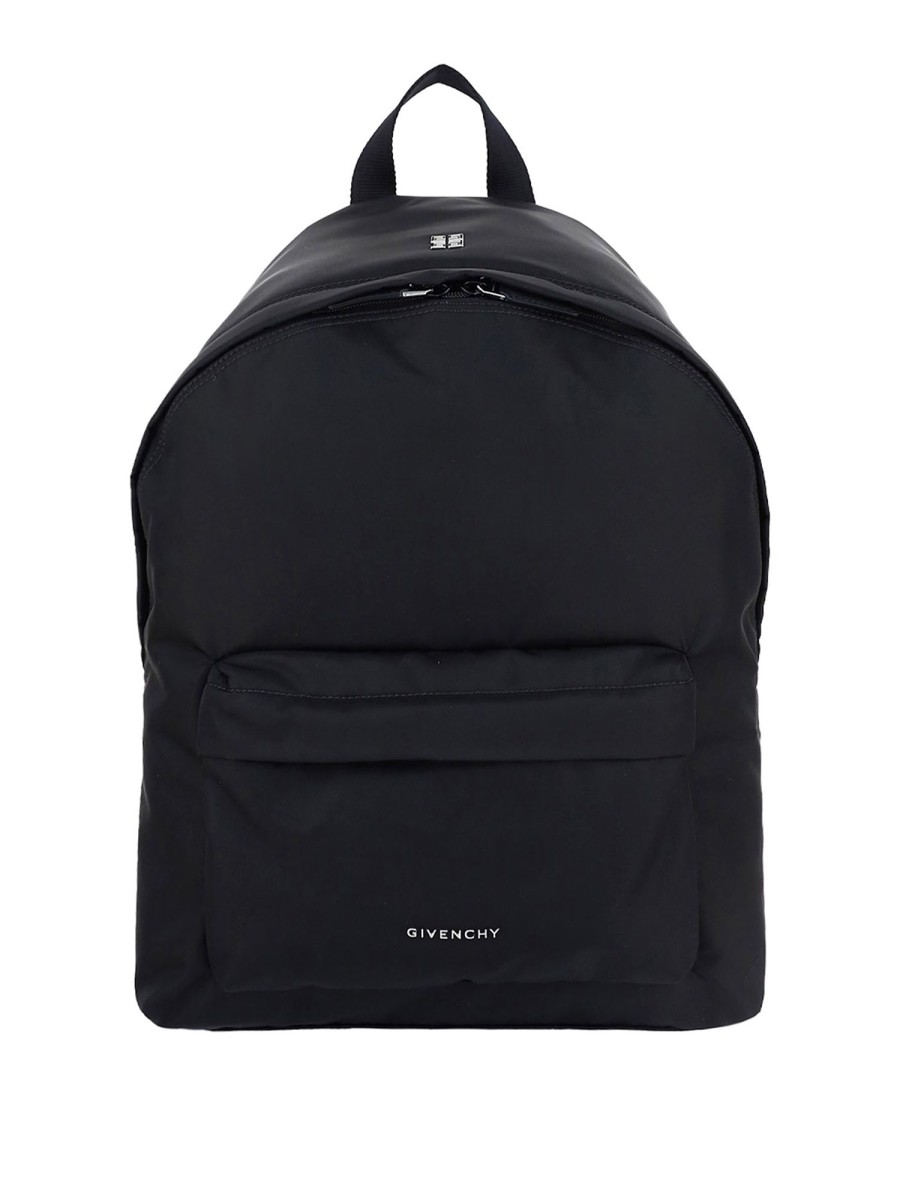 Uomo Givenchy | Zaino Nero In Nylon Essential