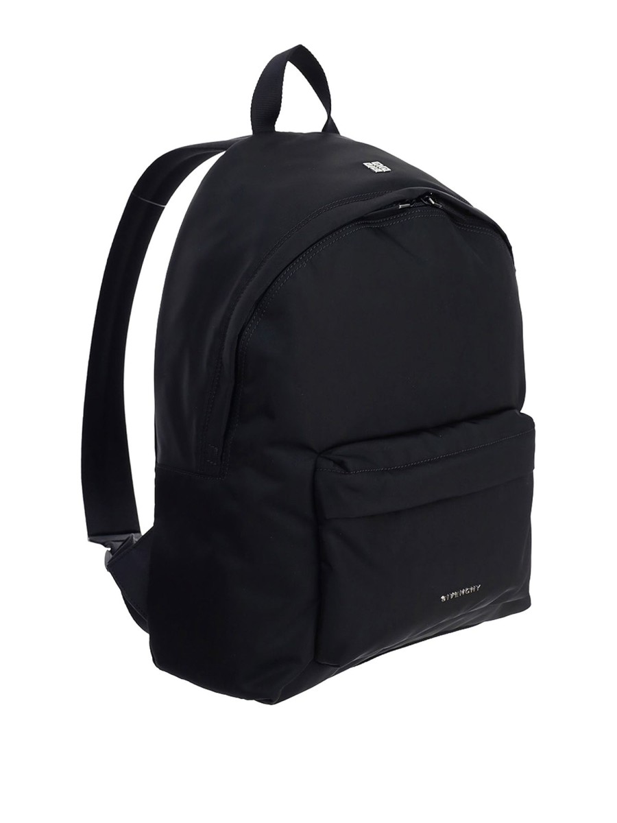 Uomo Givenchy | Zaino Nero In Nylon Essential