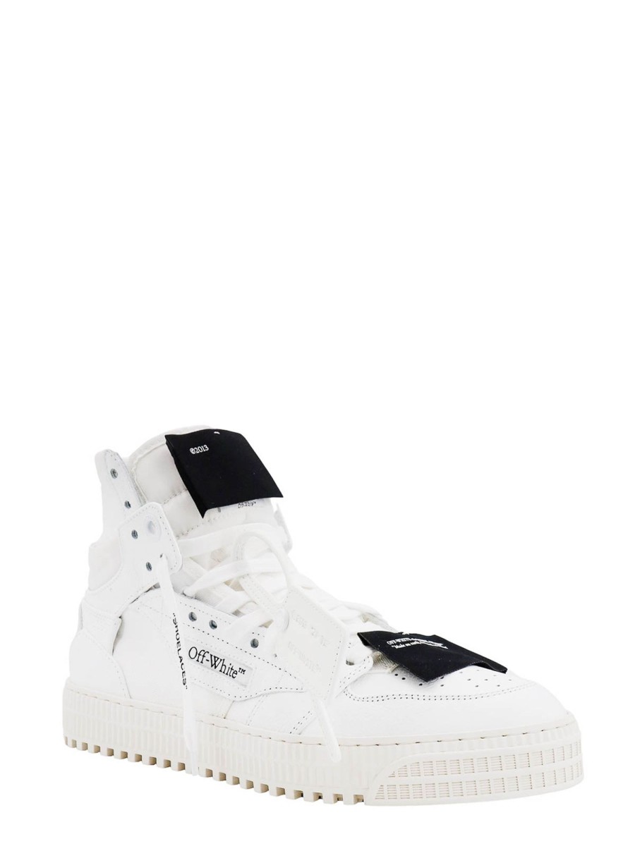 Uomo Off-White | Sneakers In Pelle E Tela