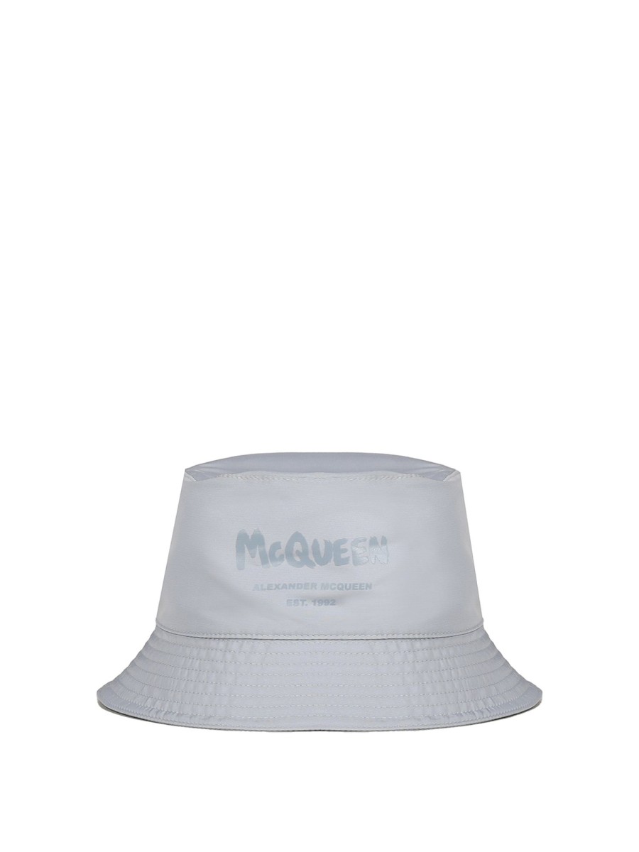 Uomo Alexander Mcqueen | Cappello Stile Pescatore Con Logo