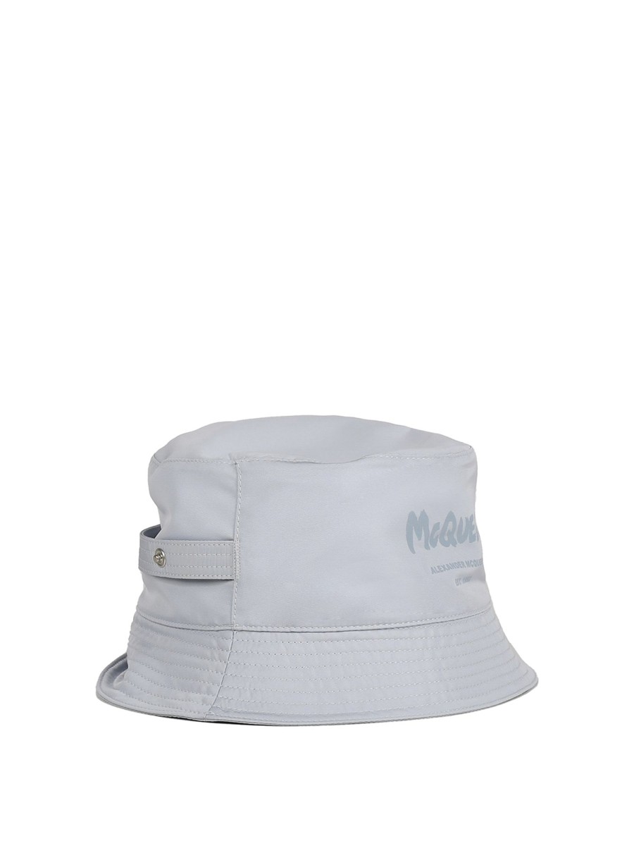 Uomo Alexander Mcqueen | Cappello Stile Pescatore Con Logo