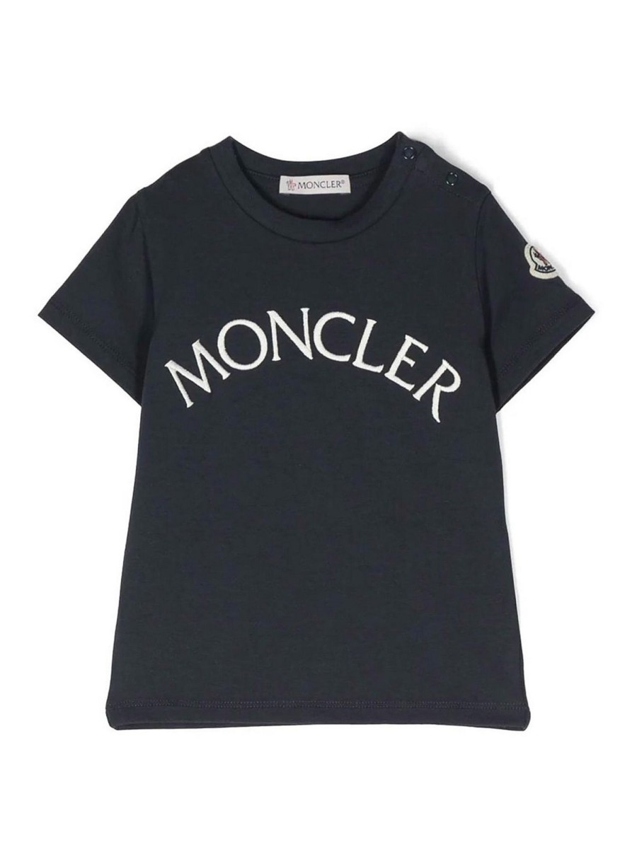 Bambino Moncler | T-Shirt A Maniche Corte