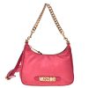 Uomo Moschino | Borsa In Nylon Con Lettere Metalliche