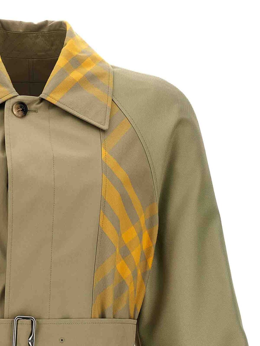 Uomo Burberry | Trench Con Inserto Check