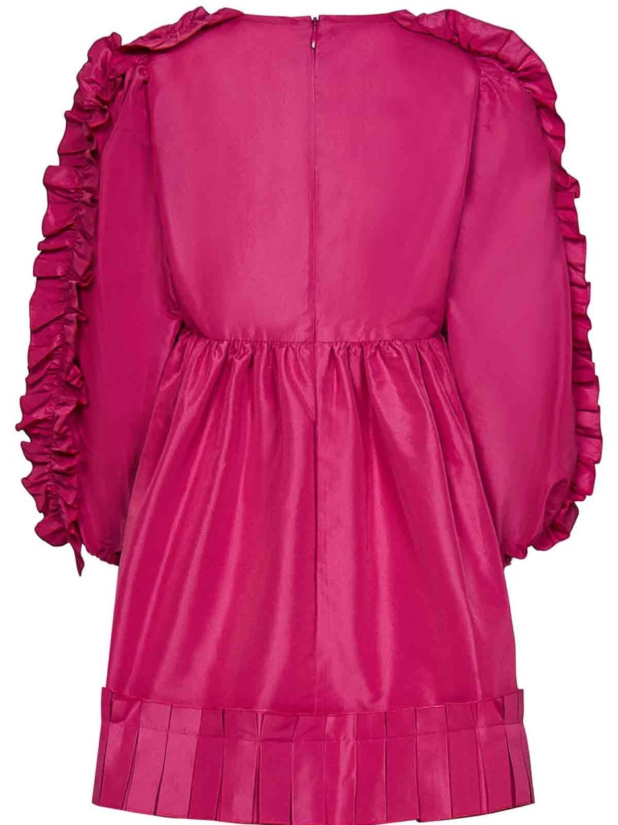 Bambino Stella Mccartney | Abito Da Ragazza Con Volant Rosa Fragola