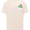 Uomo Barrow | T-Shirt In Cotone Con Logo Frontale