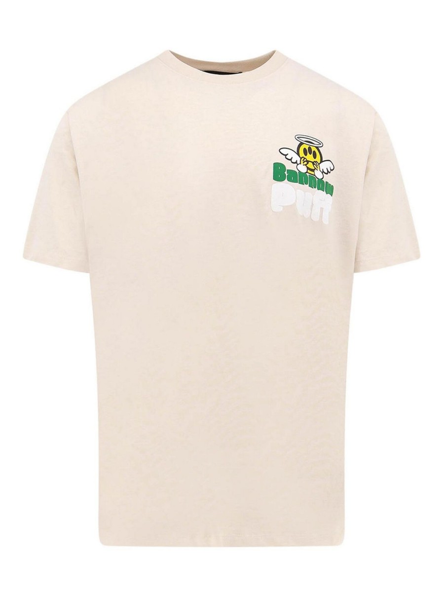 Uomo Barrow | T-Shirt In Cotone Con Logo Frontale