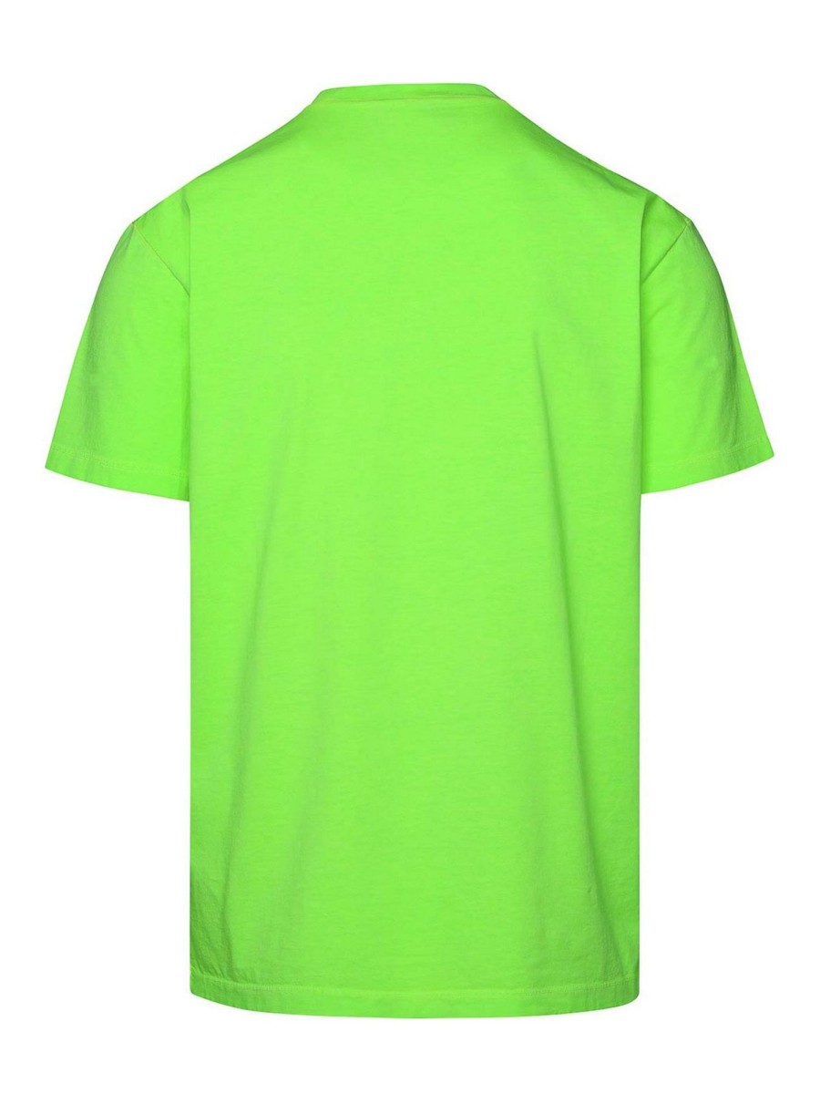 Uomo Dsquared2 | T-Shirt In Cotone Verde