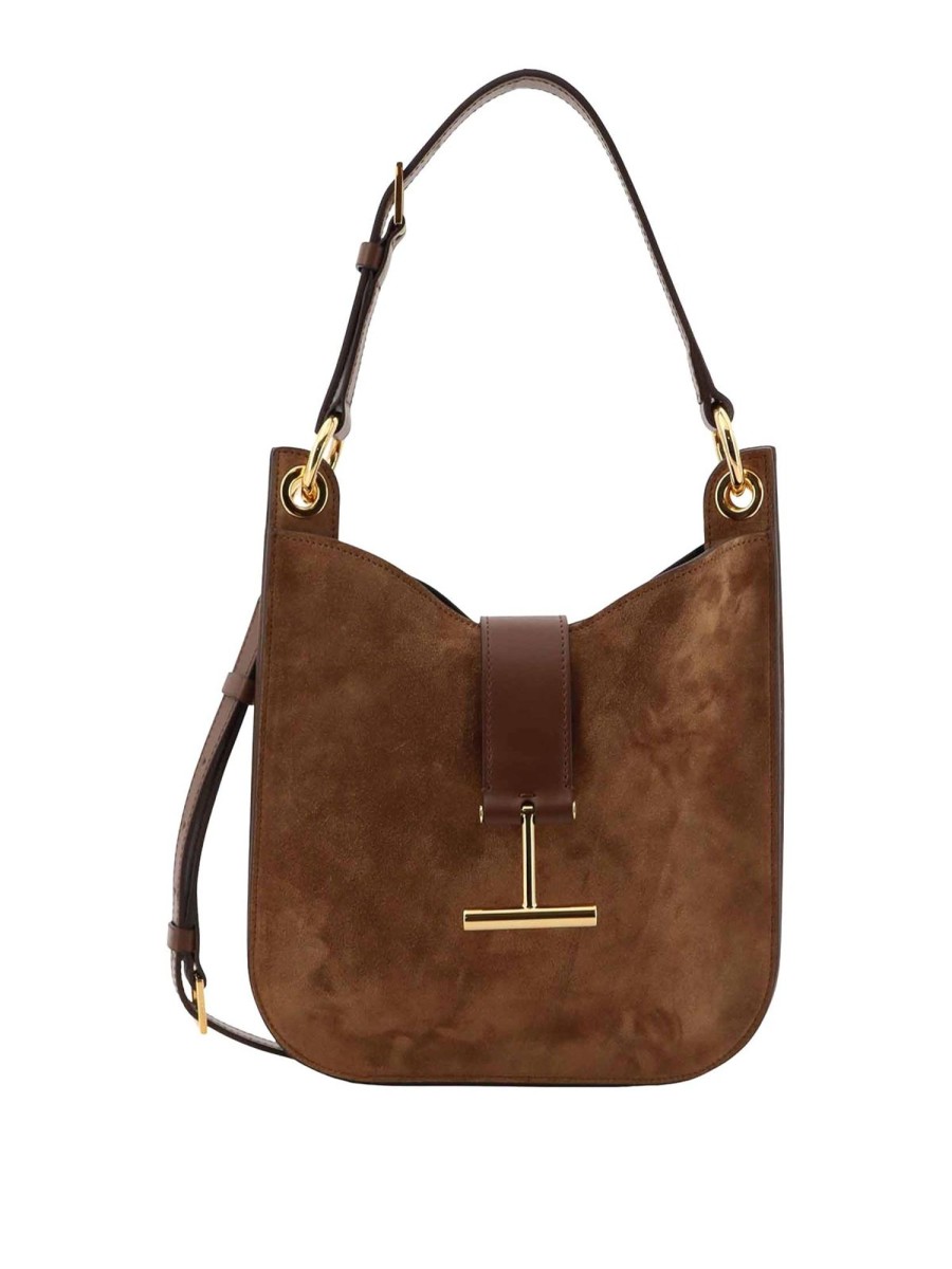 Danna Tom Ford | Borsa A Tracolla In Pelle Scamosciata